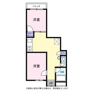 カサ・デ・コリーナ【0305号室】の間取り