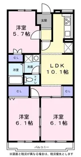 サニーコートAOKI【0212号室】の間取り