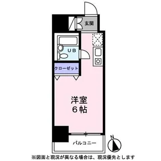 グランディオール白楽【0305号室】の間取り