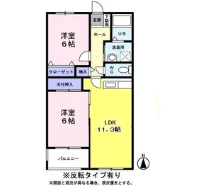 サンモールフジ【0306号室】の間取り