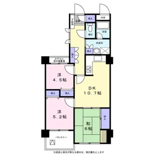 ラ・クラッセ西寺尾【0507号室】の間取り