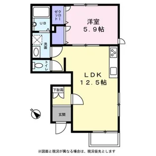 ハートライフM【0102号室】の間取り