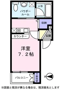 Ciel小岩【0201号室】の間取り