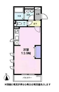 Cranes Crest【0105号室】の間取り