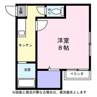 クレールコートYM【0102号室】の間取り