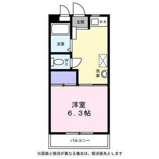 ジュネスE【0105号室】の間取り