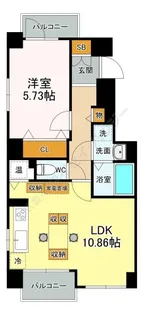 アヴニール北綾瀬【0401号室】の間取り