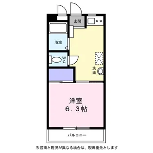 ジュネスE【0206号室】の間取り