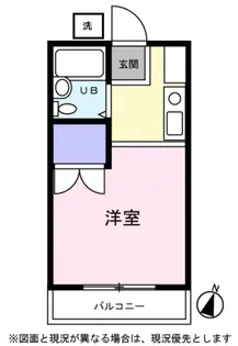 ジュネスパレス【0303号室】の間取り