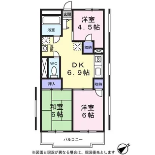 第3小金井グリーンハイム【0105号室】の間取り