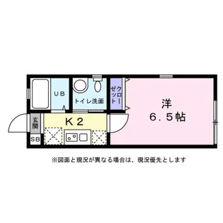 ル・ボヌール【0102号室】の間取り