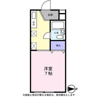 パルコート西荻【0102号室】の間取り