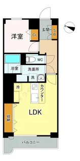 白金台グロリアハイツ 1103号室【1103号室】の間取り