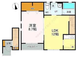 ジュネス日野【0201号室】の間取り