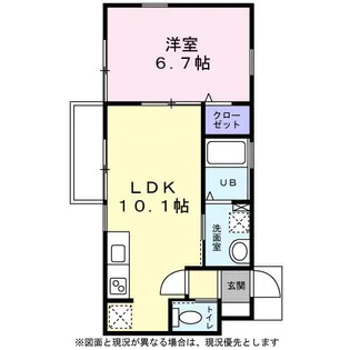 シェル・シャンテ【0101号室】の間取り
