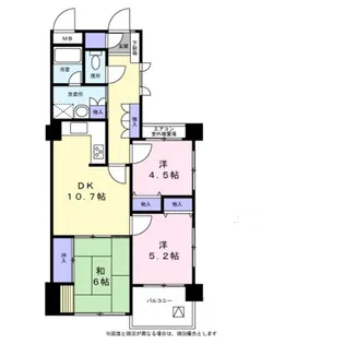 ラ・クラッセ西寺尾【0408号室】の間取り