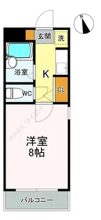 第5藤ビル【0305号室】の間取り