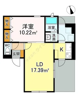 サンジュノラ宮前【0102号室】の間取り