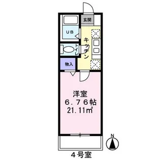 パルコートジョイ【0304号室】の間取り