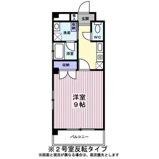 エクセル2【0201号室】の間取り