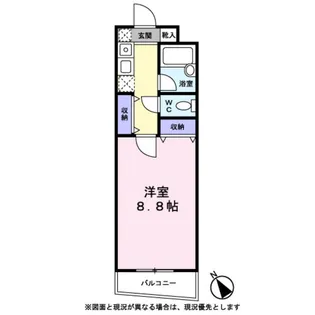 レオミノール明神町【0205号室】の間取り