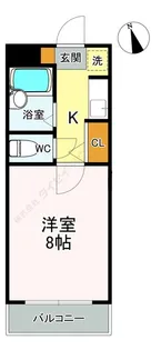 第5藤ビル【0206号室】の間取り