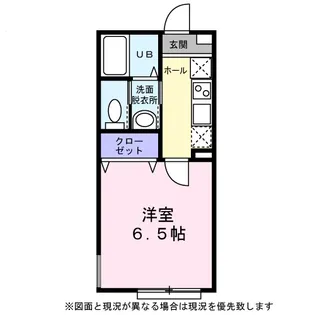 ルミエール・エタンセル サンク【0102号室】の間取り