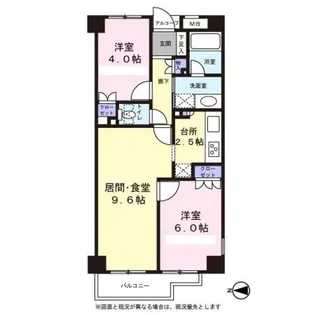東急ドエルアルス浦和根岸【0406号室】の間取り