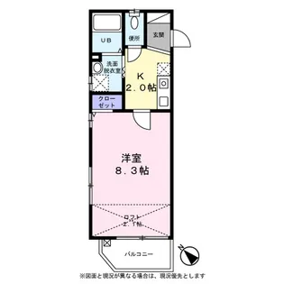 夢工房弐番館【0301号室】の間取り