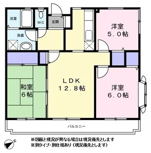 ファミーリェ二俣川【0101号室】の間取り