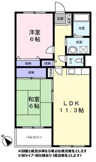 シャトレ山手台【0303号室】の間取り