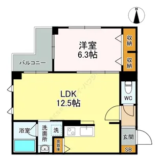 apartment56【0103号室】の間取り