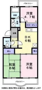 グランメール【0103号室】の間取り