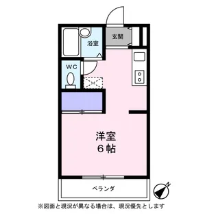 フローラルコスモ【0102号室】の間取り