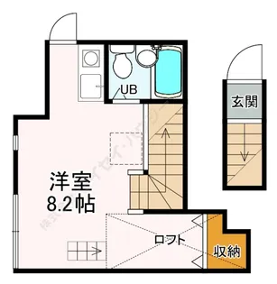 ハウス&パーク四谷若葉【0202号室】の間取り