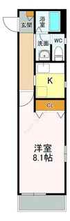 ループ東川口【0107号室】の間取り