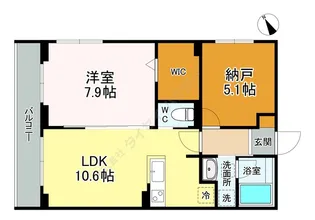 フォレストタウン【0101号室】の間取り