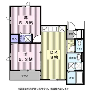 アリア カラ【0101号室】の間取り