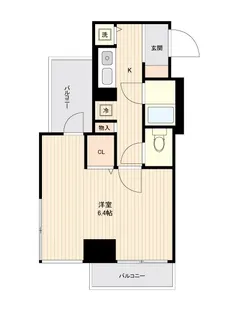 KENZO HAUS EKODA【1001号室】の間取り