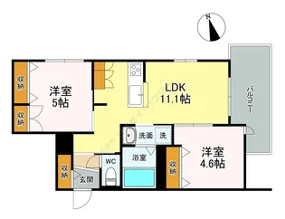 ヴィステリオ【2階】の間取り