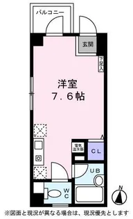 サンコート扇橋【0404号室】の間取り