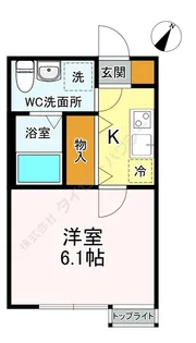 Avanti小仲台【0103号室】の間取り