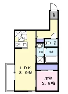 プライムレジデンスアルファ【0101号室】の間取り