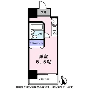 グランディオール白楽【0402号室】の間取り