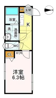 ライブリー成増 PART2【0204号室】の間取り