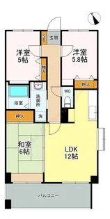 リビエール本郷【0404号室】の間取り