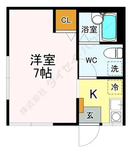 エルムパーク【0101号室】の間取り
