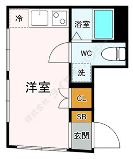 The Residential浅草【0401号室】の間取り