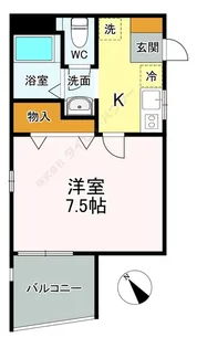 FLATs浦和【10E号室】の間取り