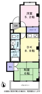 夢工房壱番館【0301号室】の間取り